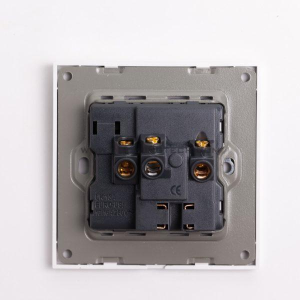 Ổ cắm điện âm tường 5 chấu kết hợp công tắc an toàn và đèn báo DL F21-0021 1 F21 0021 2