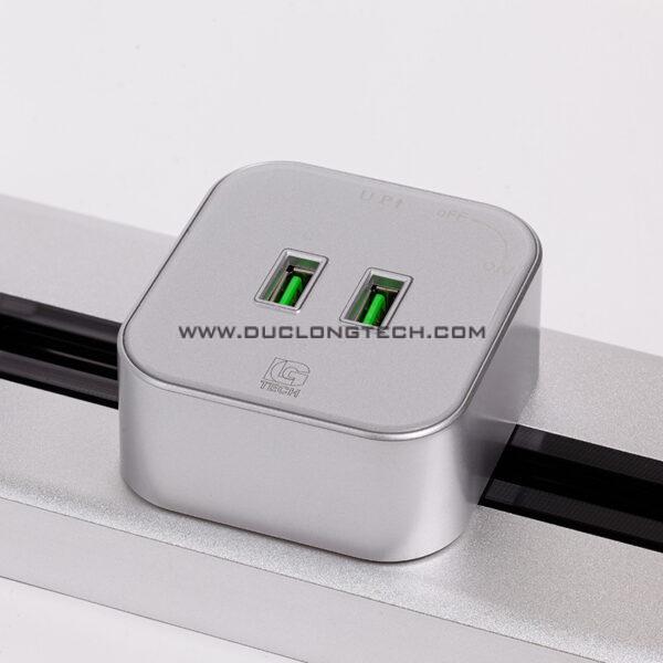 Ổ điện thanh ray - Track socket LGtech 6 LG S04S 2
