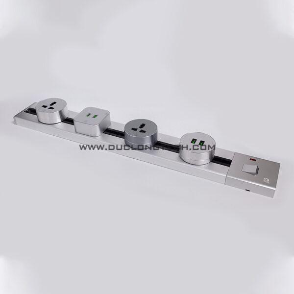 Ổ điện thanh ray - Track socket LGtech 10 Ray noi bac 9