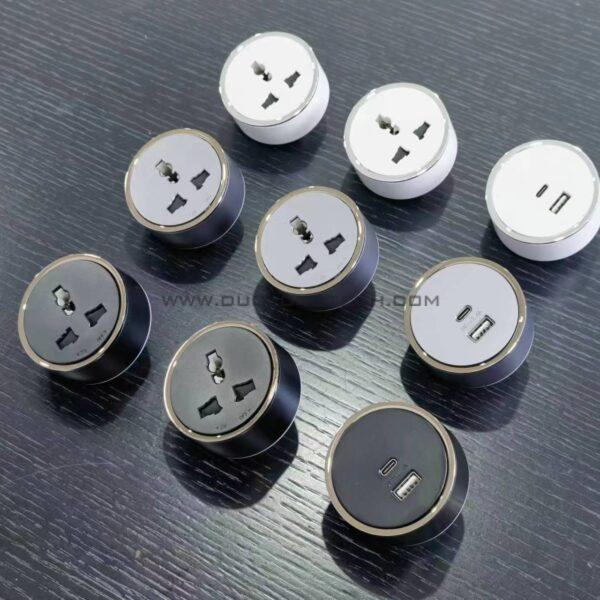 Ổ điện thanh ray - Track socket Tenko 1 TK R 01