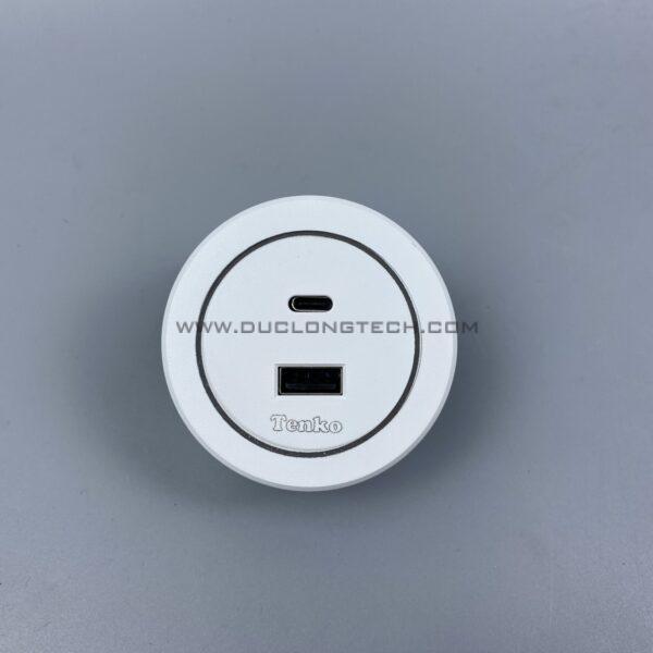 Ổ điện thanh ray - Track socket Tenko 6 TK RU01 T