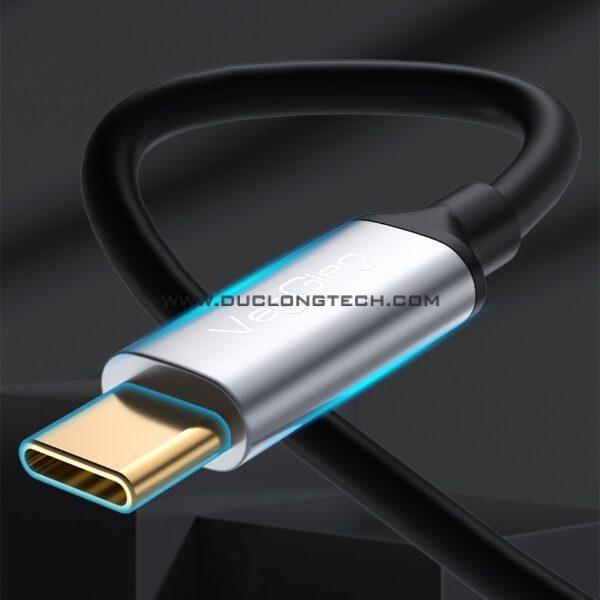 Dây USB Type-C sang 3.5mm Veggieg V-A600 3 V A600 6