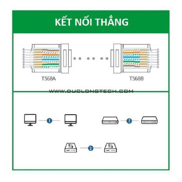 Đầu Bấm Mạng RJ45 CAT5/CAT6 Bọc Kim Loại VEGGIEG 5 V E007 10
