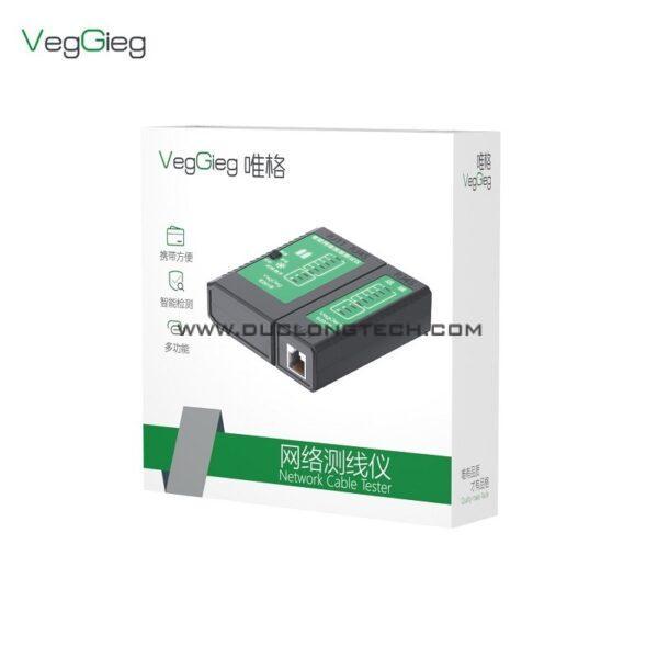 Đồng hồ test mạng RJ45, RJ11 nhỏ gọn, tiện lợi Veggieg V-E101 1 V E101 1