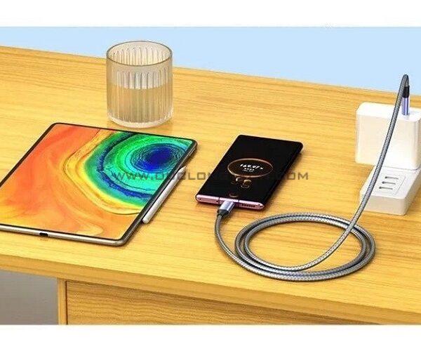 Cáp USB Type-C 3.1 dài 1.5m tốc độ 10Gbps, hỗ trợ 4K@60Hz, PD 100W Veggieg V-H908 2 V H908 8