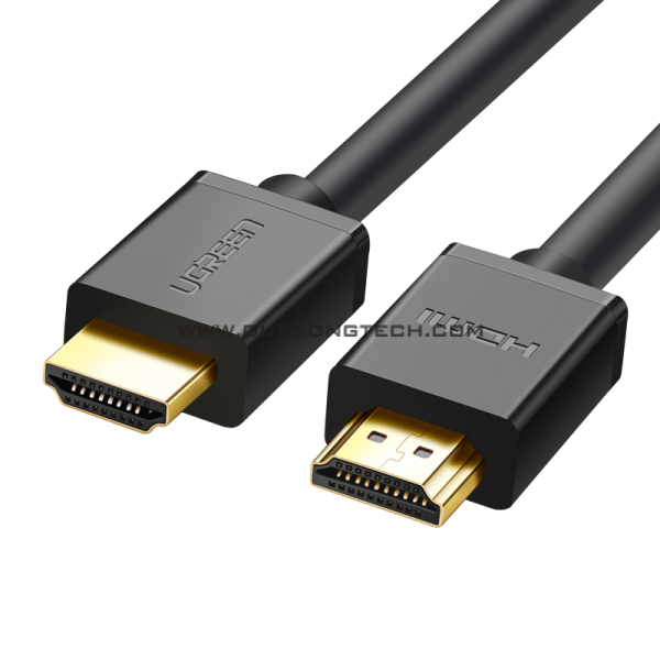Cáp HDMI dài 1m Ugreen 10106, hỗ trợ Ethernet 3D 4K@60hz HDR 18Gbps 1 DP101 5