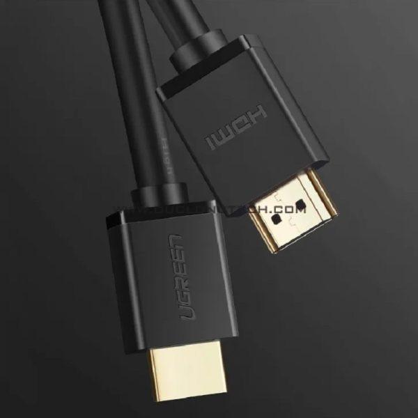 Cáp HDMI dài 1m Ugreen 10106, hỗ trợ Ethernet 3D 4K@60hz HDR 18Gbps 2 DP101 8